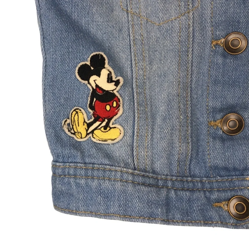 Disney Denim Best Mickey Patches - Picture 5 of 5